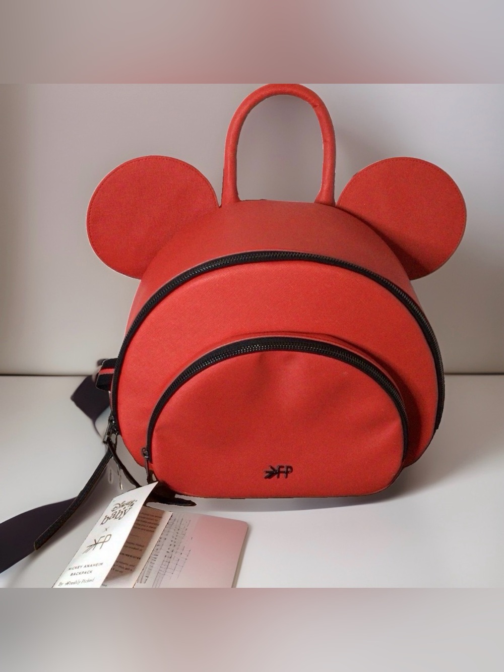 Disney Baby Freshly Picked Mickey Anaheim Backpack Diaper Bag Rouge Red NEW